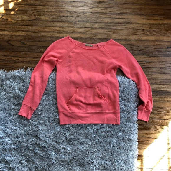 Alternative Earth Off-the-Shoulder Sweatshirt - Picture 1 of 3